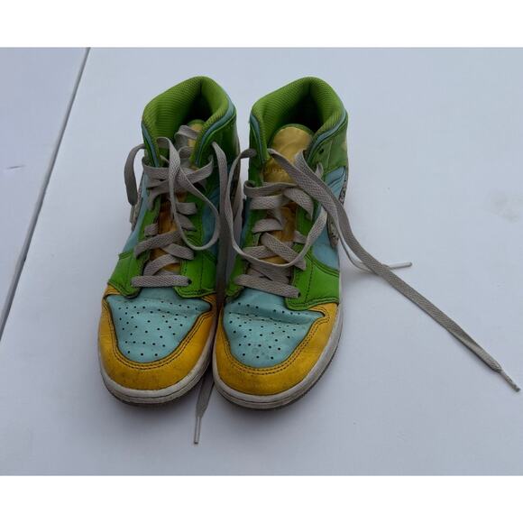 Multicolored Custom Kids Jordan 1's - Picture 4 of 5